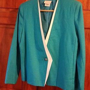 Lined linen look suit